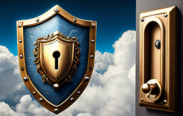 **Prompt:** Secure Royal Match progress, cloud save, avoid data loss, password protection. (Visualize a shield protecting game progress, emphasizing cloud icon and padlock for security.)