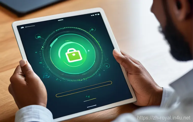 로얄매치 저장 데이터 복구 - A smiling player, in their late twenties, triumphantly holds up a new smartphone, its screen vibrant...