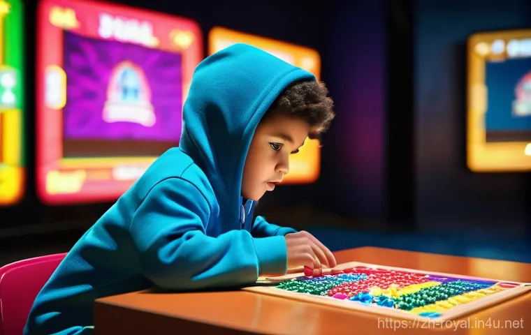 로얄매치 라이브러리 콘텐츠 - **Prompt:** A young, enthusiastic player, dressed in a comfortable hoodie and jeans, is intensely fo...