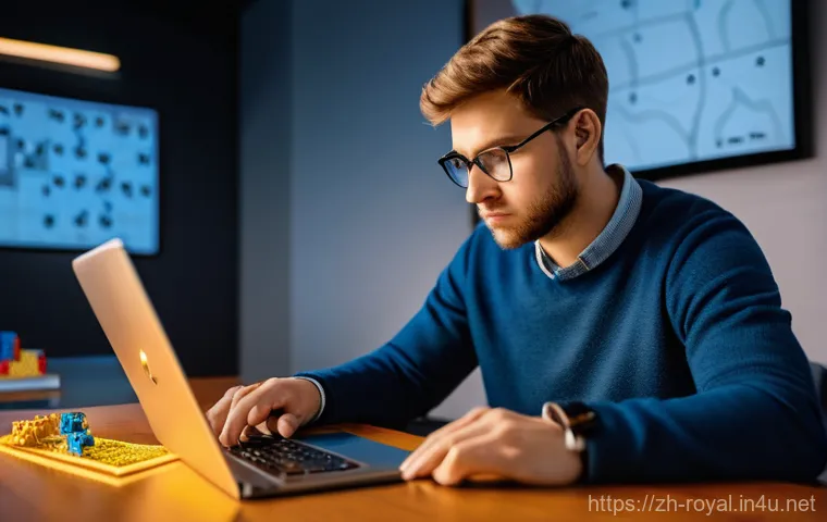 로얄매치 라이브러리 콘텐츠 - **Prompt:** A young, enthusiastic player, dressed in a comfortable hoodie and jeans, is intensely fo...