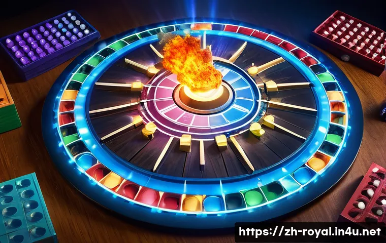 로얄매치 자주 묻는 질문 - **Prompt for Strategic Prop Usage:**
    "A dynamic and colorful Royal Match game board mid-action, ...